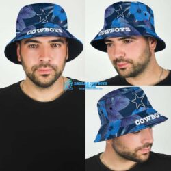 Dallas Cowboys 3D bucket hawaii floral hat