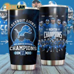 Los Angeles Rams Coconut Trees NFL Gift For Fan Hawaiian Shirt Graphic Print Lions 2023 NFC North Division Champions DTL Tumbler