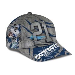 Ezekiel Elliott Custom Number 21 Dallas Cowboys Rush Legend Player 3D Cap Mens Ezekiel Elliott Custom Number 21 Dallas Cowboys Rush Legend Player Cap 2 600x600 1