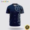 NFL Dallas Cowboys Baseball Jersey American Football Symbol Polynesian Pattern Blue Jersey Shirt NFL Dallas Cowboys Baseball Jersey American Football Symbol Polynesian Pattern Blue Jersey Shirt 1 pjpuux
