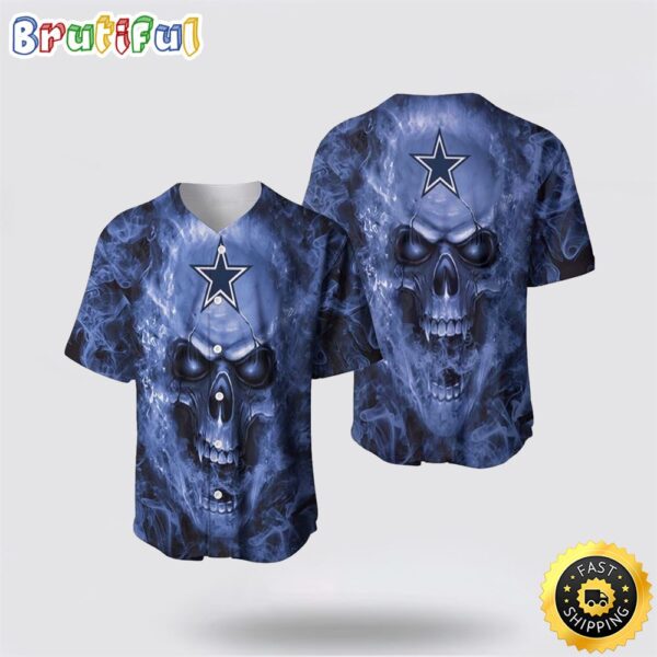 NFL Dallas Cowboys Baseball Jersey Skull Unleash Your Team Spirit With Trendy Designs 1 gbcm7n