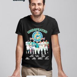 Official Miami Dolphins Undefeated 17-0 1972 Perfect Season Signatures Shirt