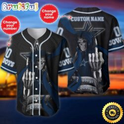 Personalized NFL Dallas Cowboys Baseball Jersey Authentic Baseball Attire