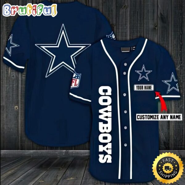 Personalized NFL Dallas Cowboys Baseball Jersey Sporty Team Jerseys mmi2vz