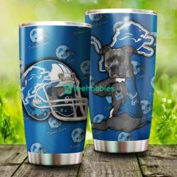 Funny Dog Detroit Lions NFL Tumbler For Fans