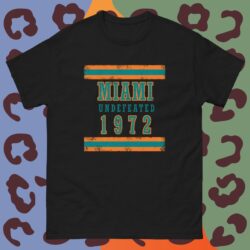 1972 Miami Undefeated Season: Legendary Football Memorabilia Shirt