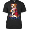Pittbull fan tatto Houston Texans T-Shirt pittbull houston texans pittbull houston texans f