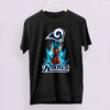 Son Goku Powering Up In Energy Los Angeles Rams Shirt xk3q2 1q1he xk24u
