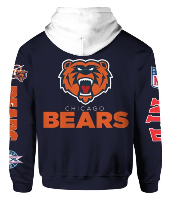 Chicago Bears ALL OVER PRINT HOODIE, 3D shirt custom for fan
