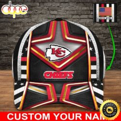 Kansas City Chiefs Nfl Personalize name 3d Cap