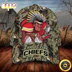 Nfl Kansas City Chiefs Realtree Camo Classic 3d Cap