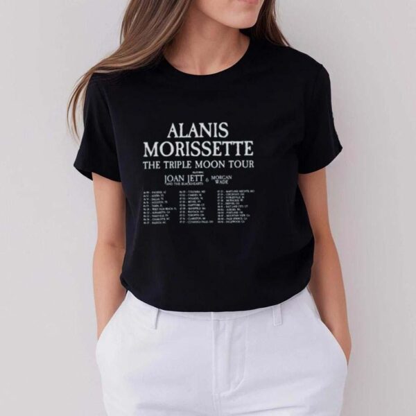 Alanis Morissette The Triple Moon Tour 2024 T Shirt