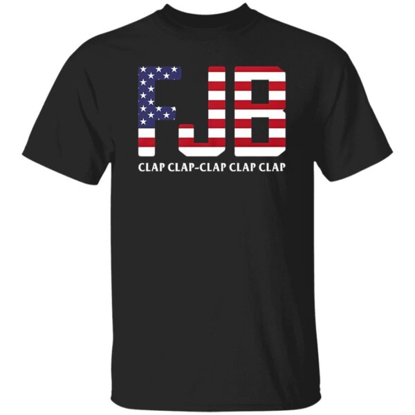 Anti Biden FJB Clap Clap Clap Clap Clap Football Chant Flag Shirt