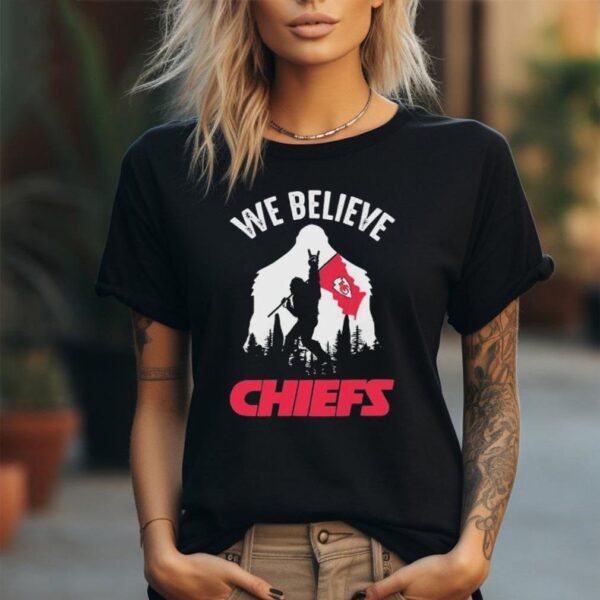 Bigfoot We Believe Kansas City Chiefs 2024 shirt