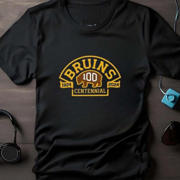 Boston Bruins 100th Season Hockey 2024 T Shirt