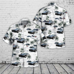 Boulder City, Nevada Police Department Ford Crown Victoria Hawaiian Shirt