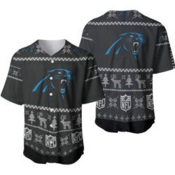 Carolina Panthers Nfl Ugly Sweatshirt Christmas D Baseball Jersey