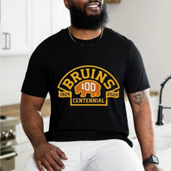 Centennial Boston Bruins Hockey Team 100th Season Hockey 1924 2024 shirt