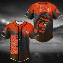 Cleveland Browns NFL Baseball Jersey Shirt