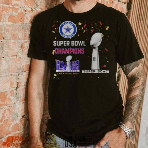 Cowboys Super Bowl Champions LVIII Las Vegas 2024 Shirt