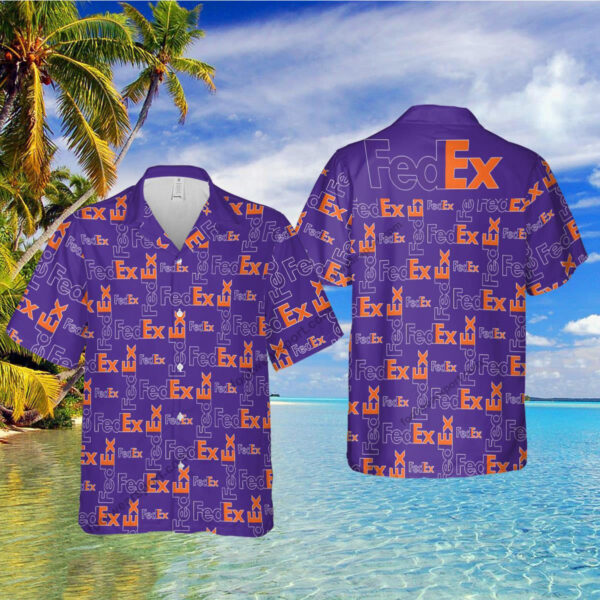 fedex Brand Vacation Brand New 3D Hawaiian Shirt For Summer