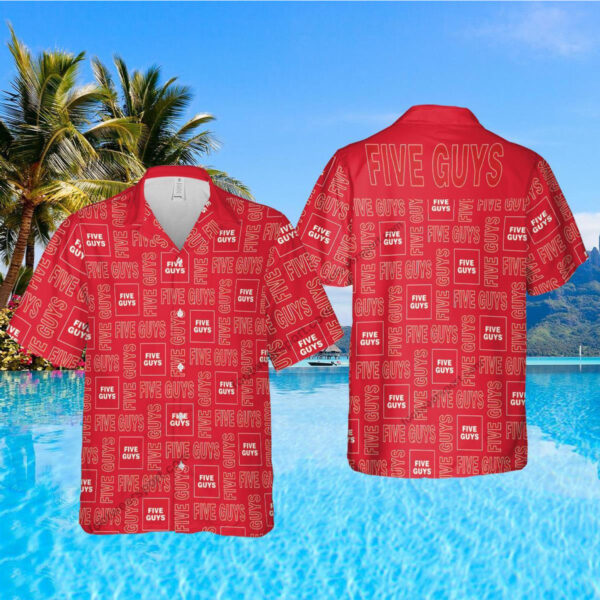 five guys Brand Surf Brand AOP Hawaiian Shirt Men And Women Gift