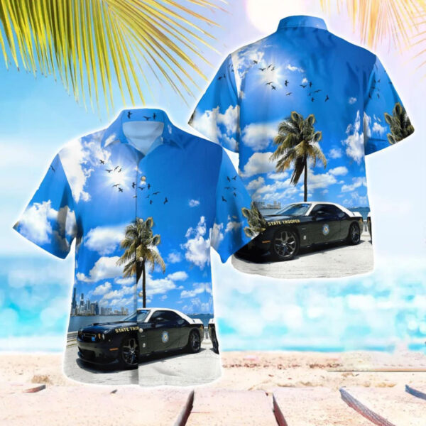 Florida Highway Patrol Aloha Hawaiian Shirt