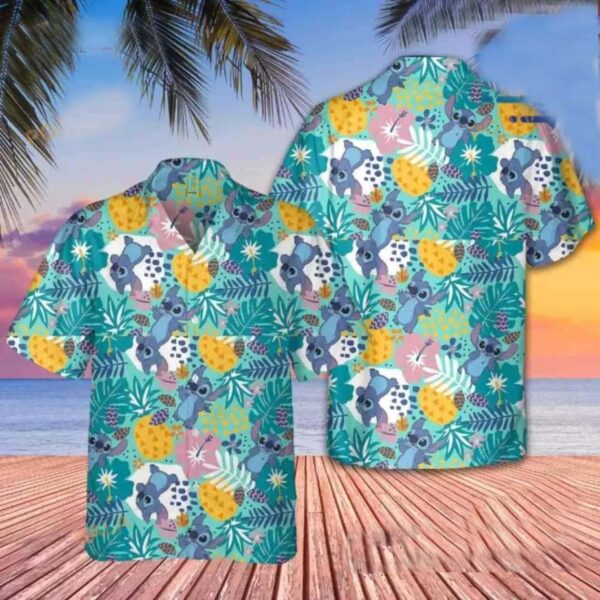 Funny Stitch Hawaii Beach Hawaiian Shirt