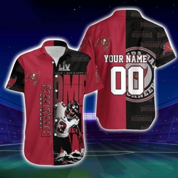 Gameday Rush – Personalized Buccaneers Red Zone Hawaiian Shirt