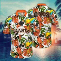 Giants Parrot Paradise – SF Giants Tropical Hawaiian Shirt