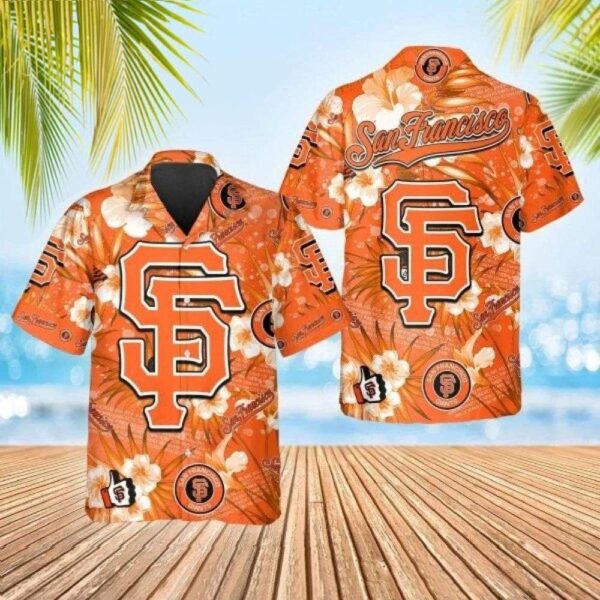 Golden Gate Bloom SF Giants Tropical Hawaiian Shirt