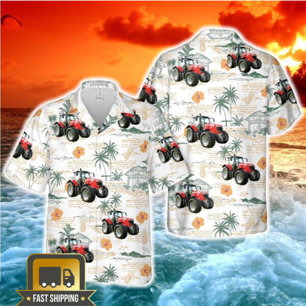 Grass & Muck 2018 Massey Ferguson S 7720 Dyna 6 Tractor Hawaiian Shirt