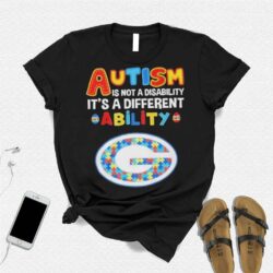 Green Bay Packers NFL Autism Is Not A Disability 2024 Shirt