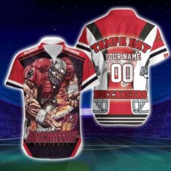 Gridiron Rush – Tampa Bay Buccaneers Hawaiian Shirt Mens