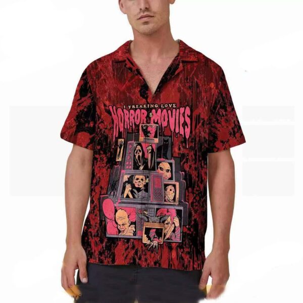 Halloween Horror Movies Halloween Hawaiian Shirt For Women Men