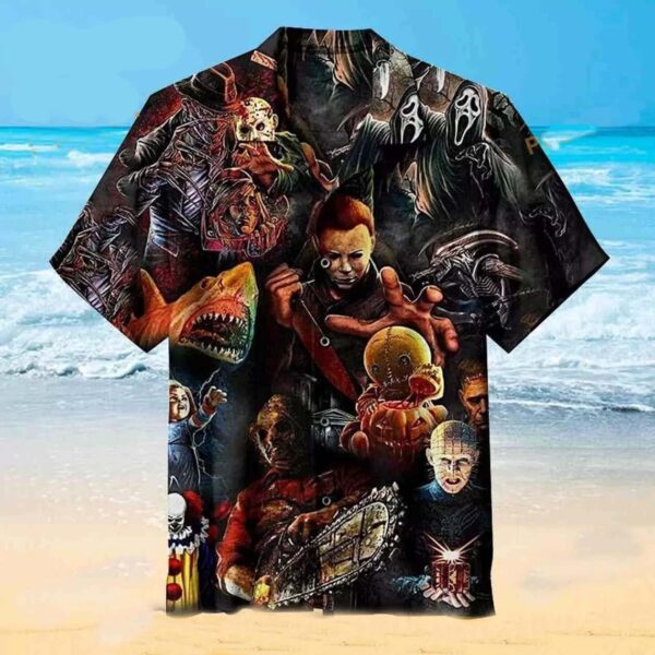 Horror Movie Retro Hawaiian Shirt Halloween Gifts