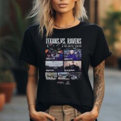 Houston Texans vs Baltimore Ravens At MT Bank Stadium Saturday January 20 2024 NFL News NFC Divisional Playoffs T Shirt