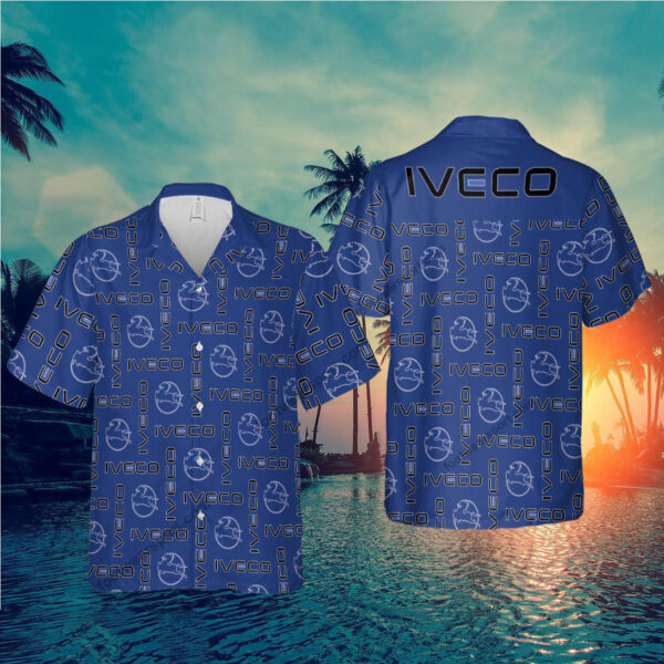 Iveco Truck Brand Beach Logo Aloha Hawaiian Shirt Men And Women Gift