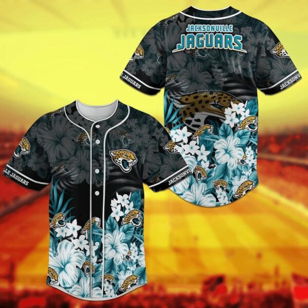 Jacksonville Jaguars NFL Baseball Jersey Shirt for Fans