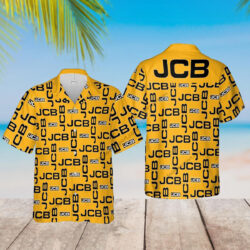 JCB Brand Authentic Brand New All Over Print Hawaiian Shirt Gift For Fans