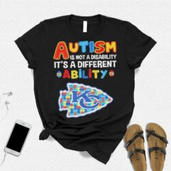 Kansas City Chiefs NFL Autism Is Not A Disability 2024 Shirt