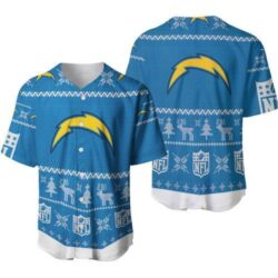 Los Angeles Chargers Nfl Ugly Sweatshirt Christmas D Baseball Jersey