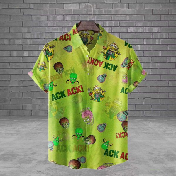 Mars Attacks Ack Ack Horror Movie Halloween All Over Print 3d Hawaiian Shirt