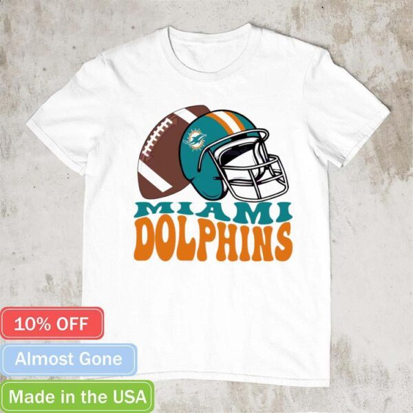 Miami Dolphins helmet logo football shirt