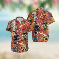 Mickey Mickey Friends Orange Halloween For Beer Hawaii Shirt