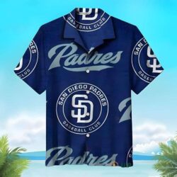 Navy Pride – San Diego Padres Official Club Aloha Shirt