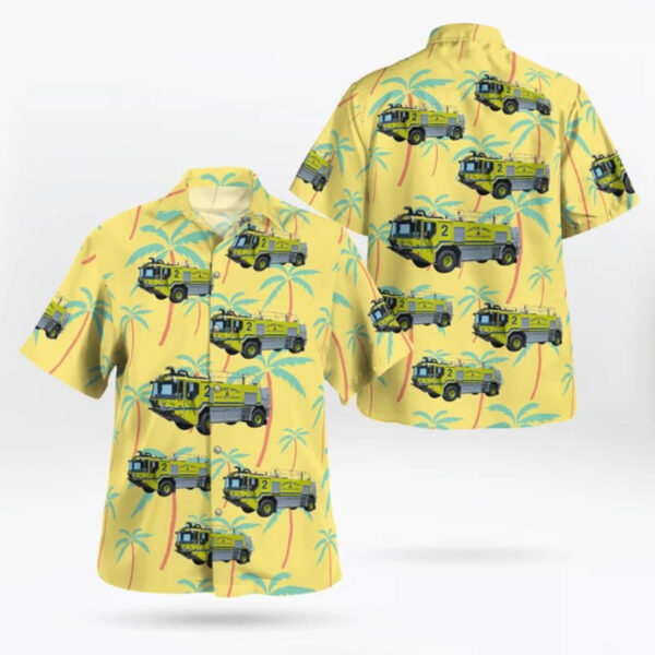 New Orleans, Louisiana, Lakefront Airport Fire Department Aloha Hawaiian Shirt