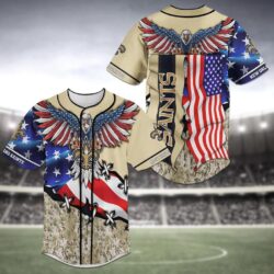 New Orleans Saints NFL Baseball Jersey Shirt American Eagle