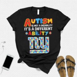 New York Giants NFL Autism Is Not A Disability 2024 Shirt