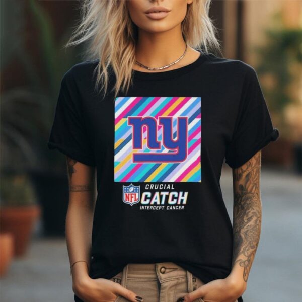 New York Giants NFL Crucial Catch Intercept Cancer 2024 shirt